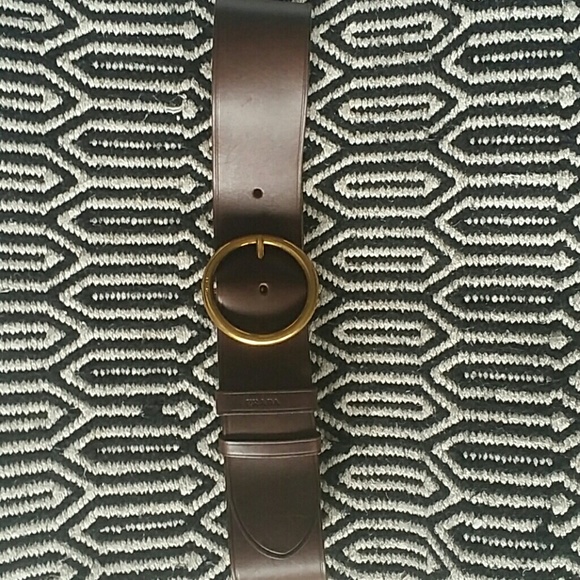 SOLD PRADA wide leather belt - Picture 4 of 7
